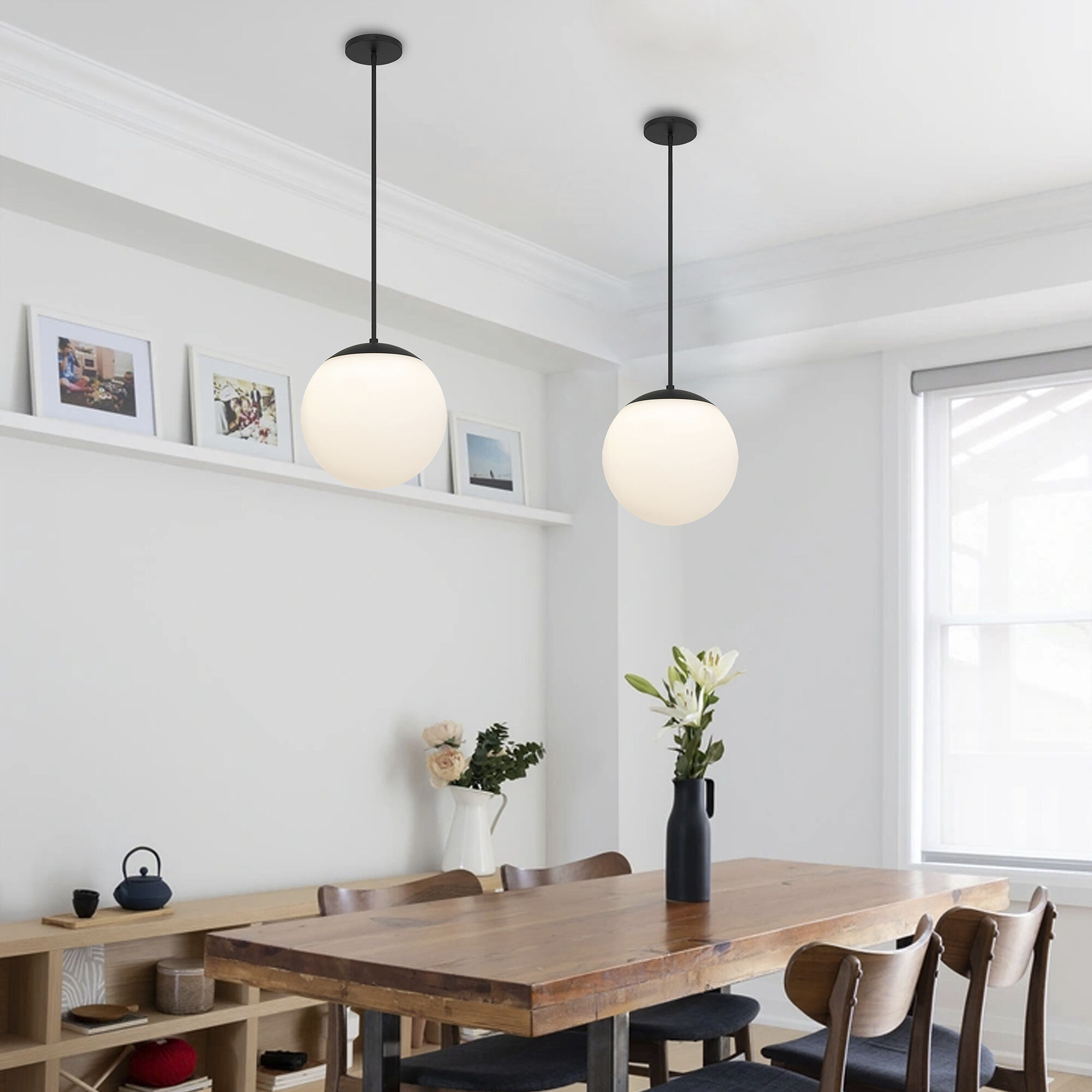 Rondure LED 14 inch Sand Black Outdoor Pendant